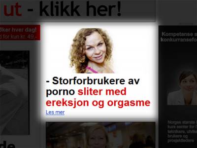 Screengrab fra Dagbladet